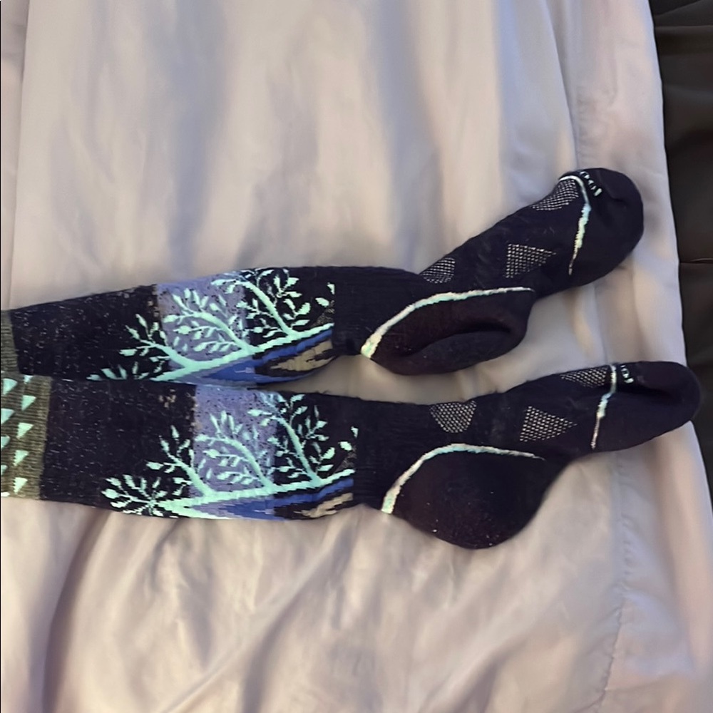 Snowboard Ski socksDecorative Tree Pattern Hosiery